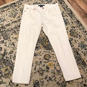 Ralph Lauren Sport White Straight Jeans. Size 10